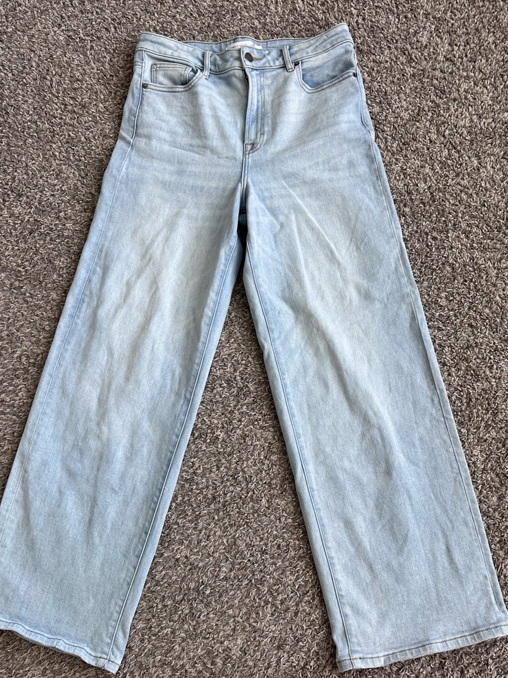 Altar'd State Light Wash Wide Leg Jeans